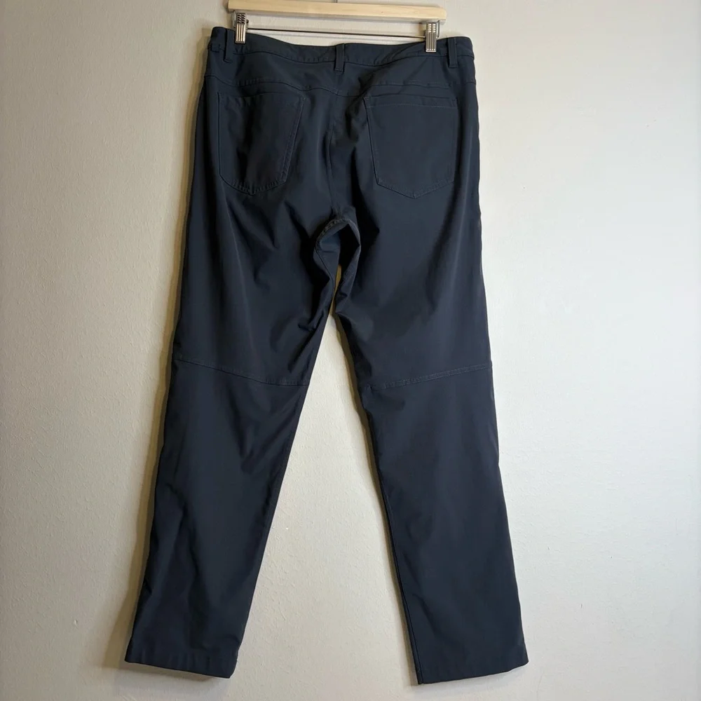 Lululemon ABC Pant Classic 34” Dark Gray‎ Obsidian Size 34 - Picture 4 of 9